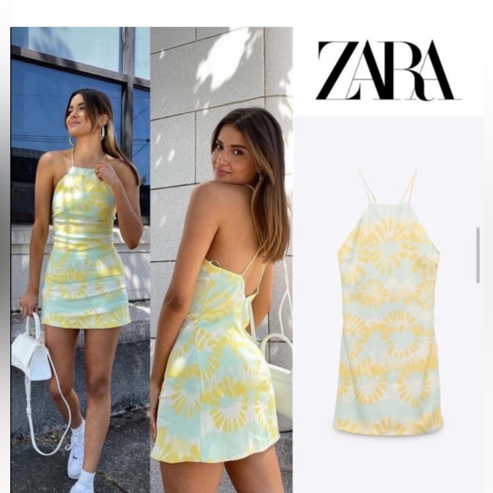 Zara Satin Mini Dress